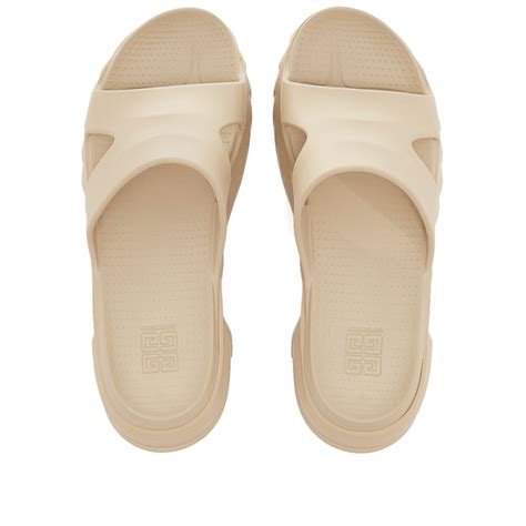 givenchy snakeskin slides|Givenchy marshmallow sandals.